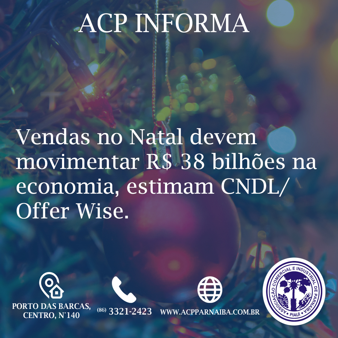 Post do instagram da ACP Parnaíba @acpparnaiba