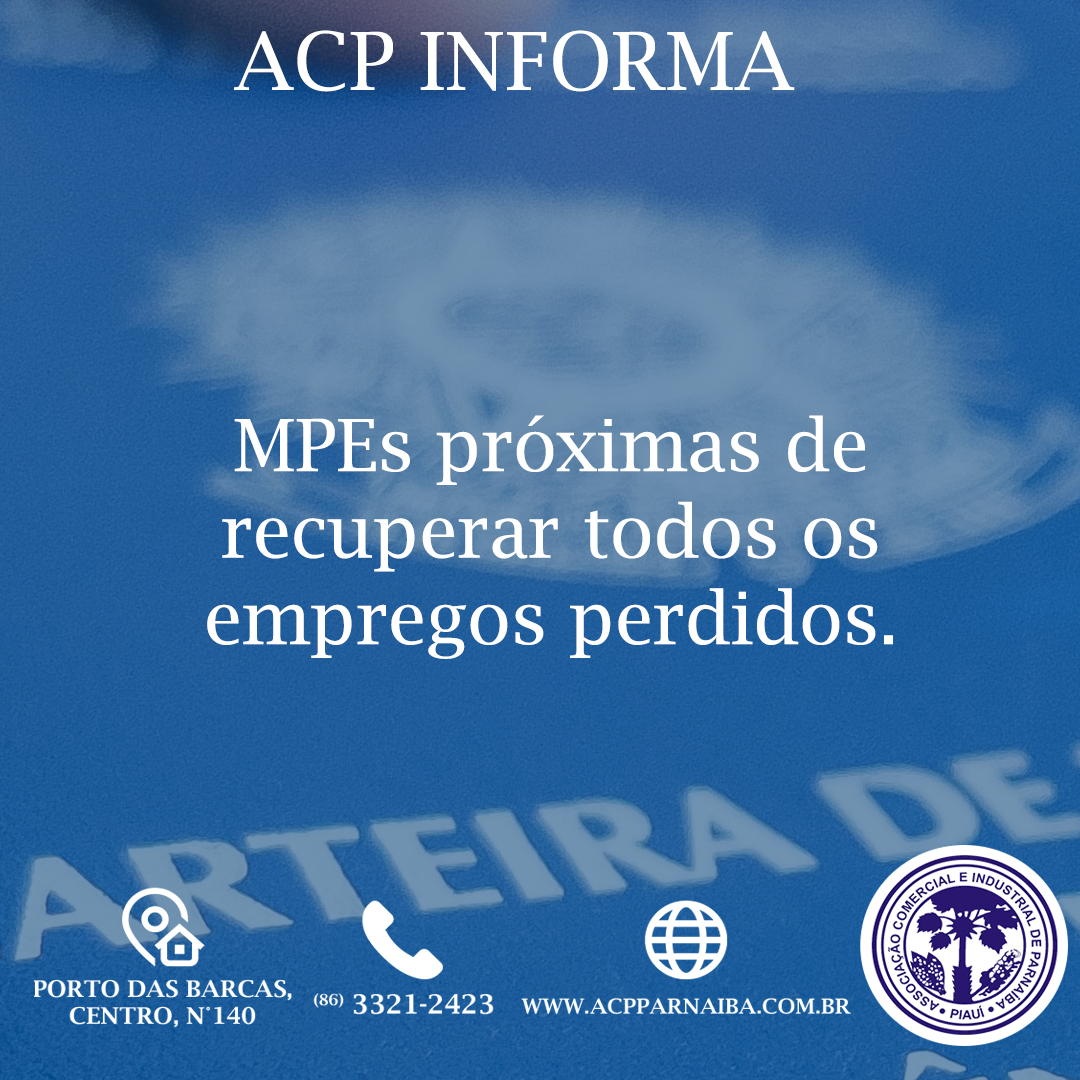 Post do instagram da ACP Parnaíba @acpparnaiba