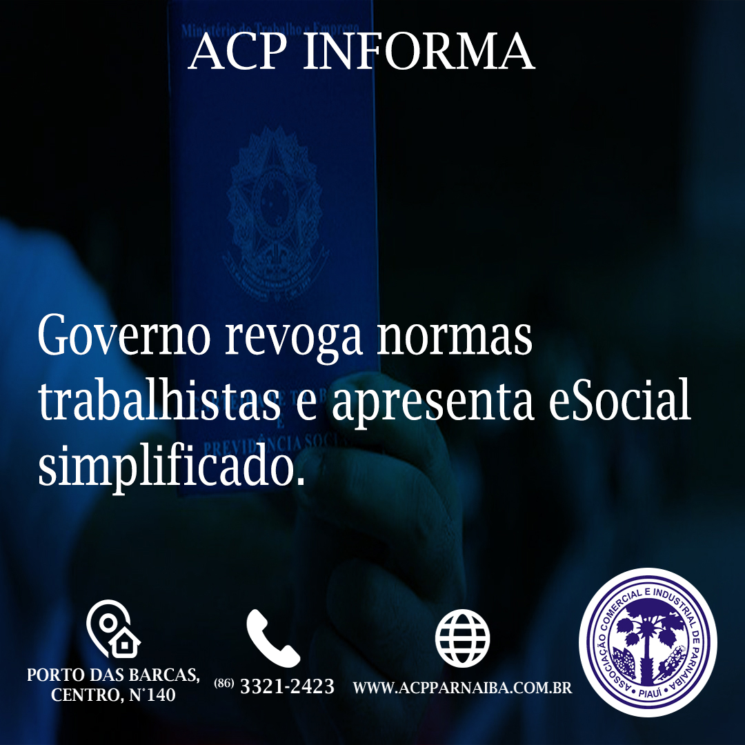 Post do instagram da ACP Parnaíba @acpparnaiba